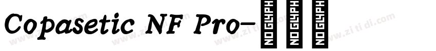 Copasetic NF Pro字体转换